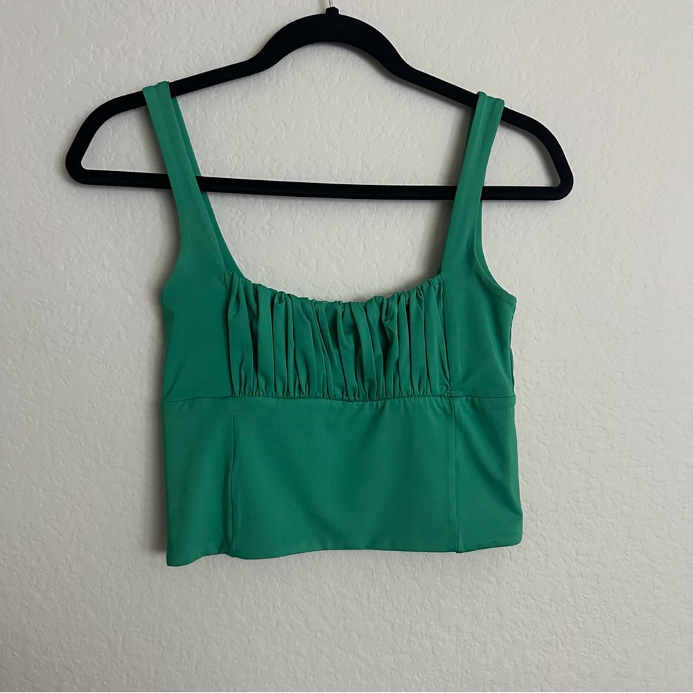 Skylar + Madison Emerald Green Top